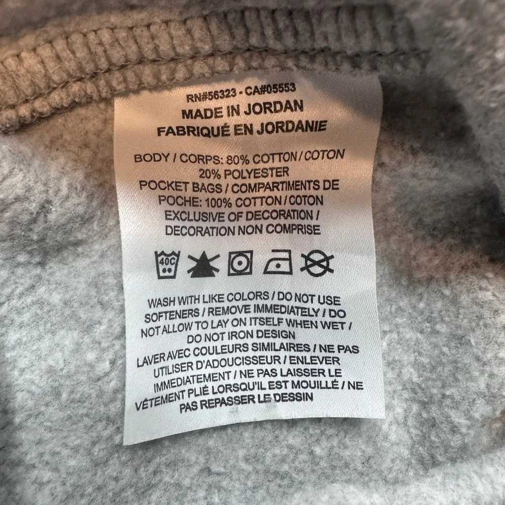 Nike Sweatpants Boys Medium FD3010-063 Grey Heather Sportswear Club Fleece